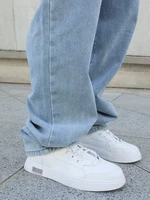 Jean Baggy à Jambes Larges pour Homme, Pantalon Surdimensionné, Droit, en Denim, Décontracté, Couleur Unie, Streetwear, Mode Y2k, Printemps Automne 6