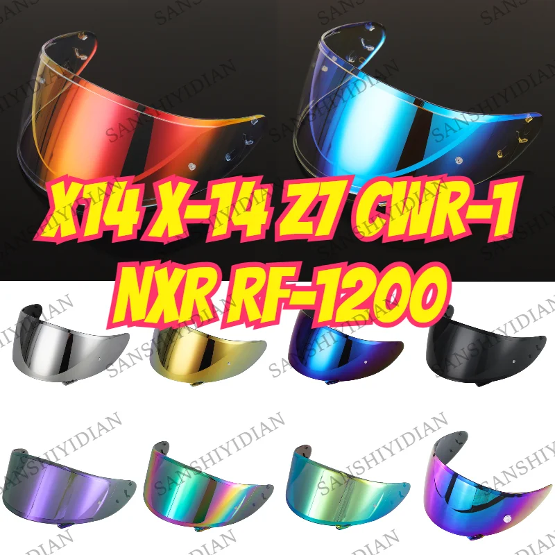 

Motorcycle Helmet Mask for X14 X-14 Z7 CWR-1 NXR RF-1200 Motorcycle Helmet Mask Lens Replacement