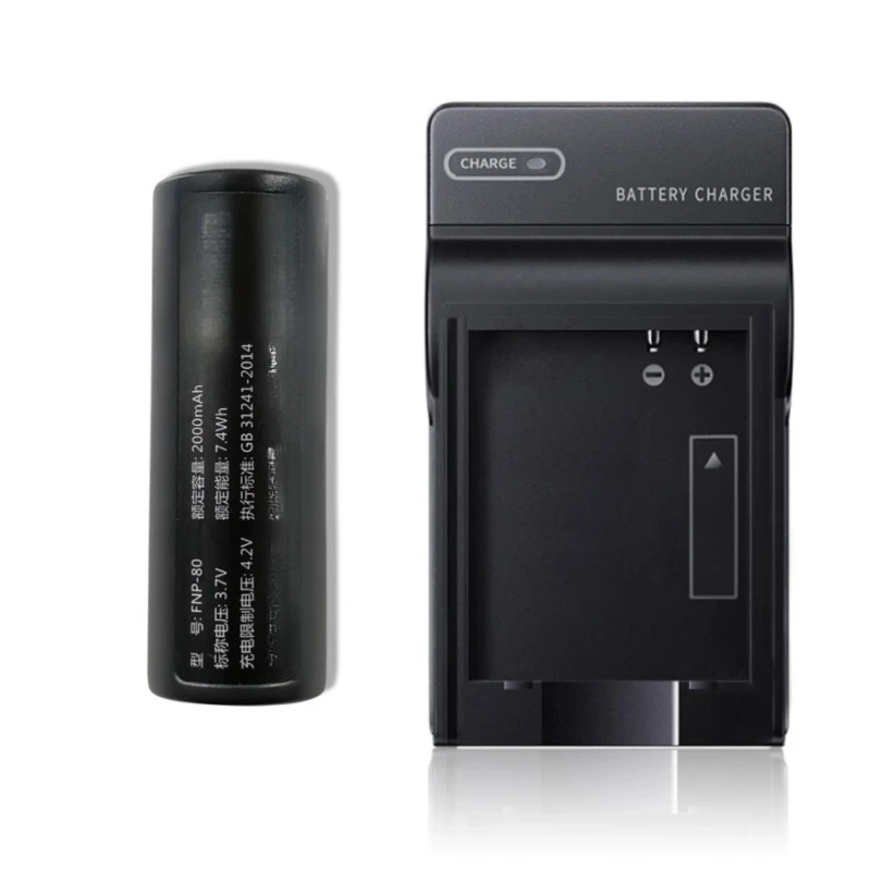 بطارية كاميرا FNP-80 NP-80 جديدة عالية الجودة 3.7 فولت 1600 مللي أمبير في الساعة لبطارية بديلة Fujifilm 1700z 2700 2900z 4800 4900 6800 6900