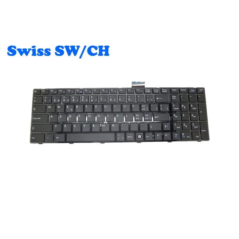 RU-KZ DM SW JP Keyboard For MSI GE60 V123322CK1 S1N-3ECH291-SA0 V139922CK1 S1N-3ERU2K1-SA0 S1N-3EDK2J1-SA0 Swiss Denmark