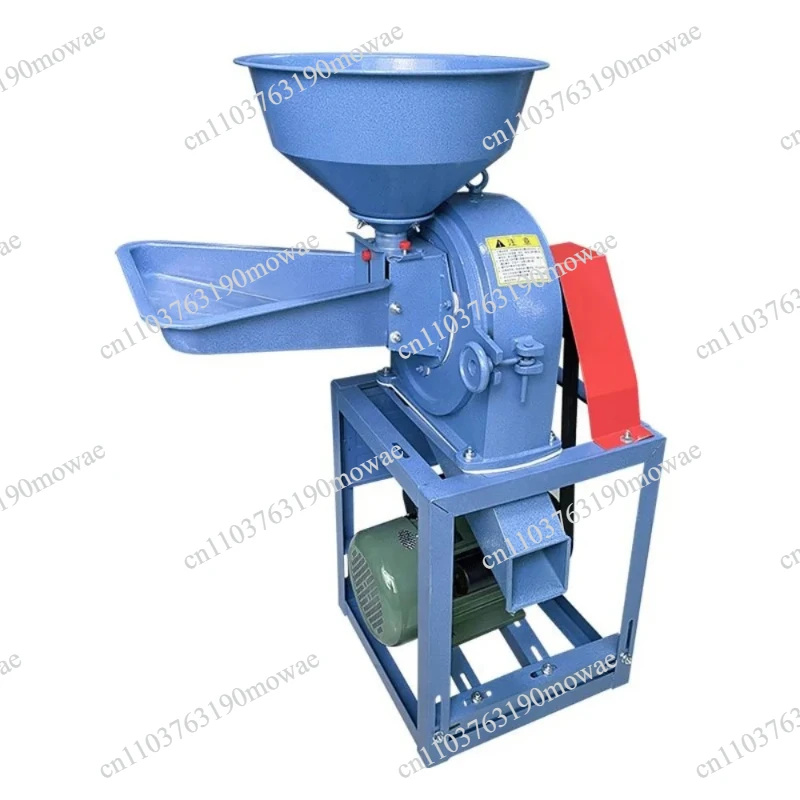 220V Corn Crusher Feed Rice Soybean Grinder Powder Crusher