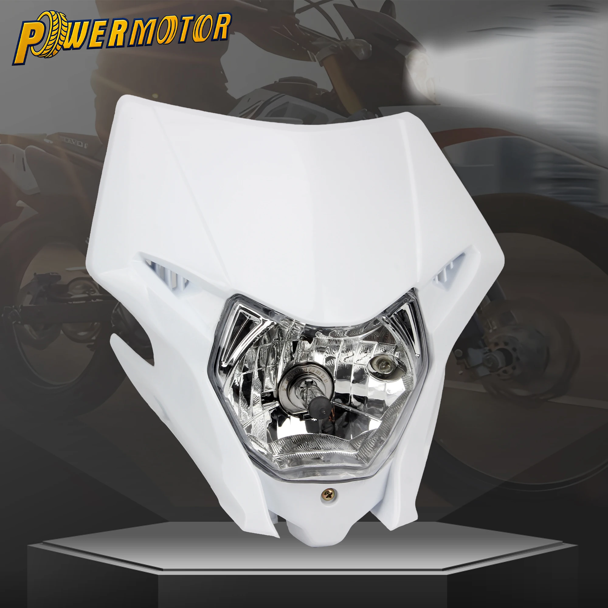 

Motocross H4 Halogen Headlamp Motorcycle Headlight Accessories For Honda CRF150L 150R F 230L 250L 250X 250M 300 450L 450X 450RL