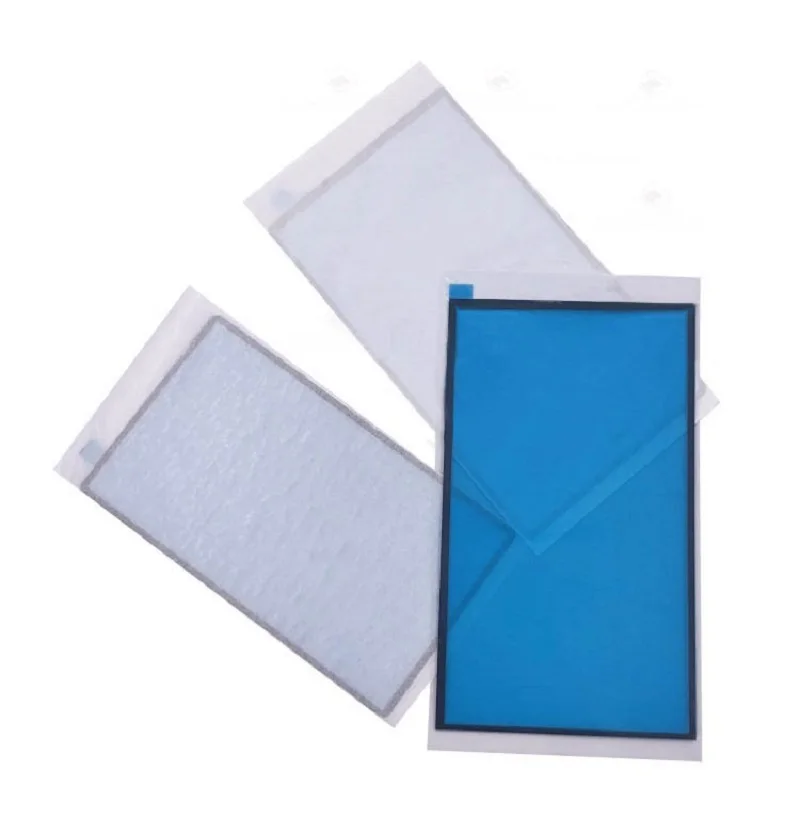 Pegatina adhesiva de doble cara para consola Switch/NSL, pantalla táctil LCD, esponja a prueba de polvo, alta calidad