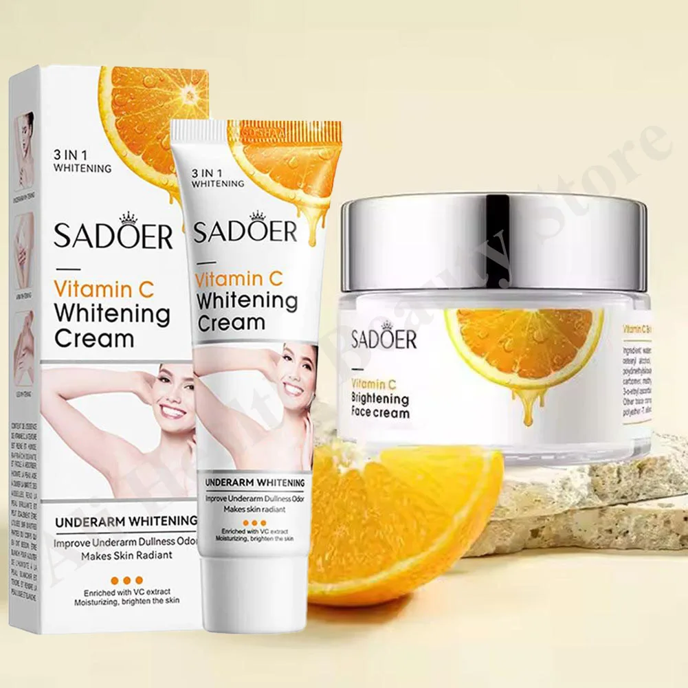 50g Vitamin C Body Cream Skin Cream Armpits Elbows Knees Moisturizing Body Lotion Cream Body Care