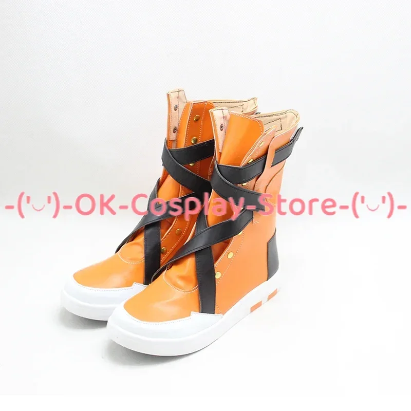 [Customized Size] Twisted Wonderland Cater Diamond Beans Camo Cosplay Shoes Game Roleplay Prop Halloween Party Boots PU Leather