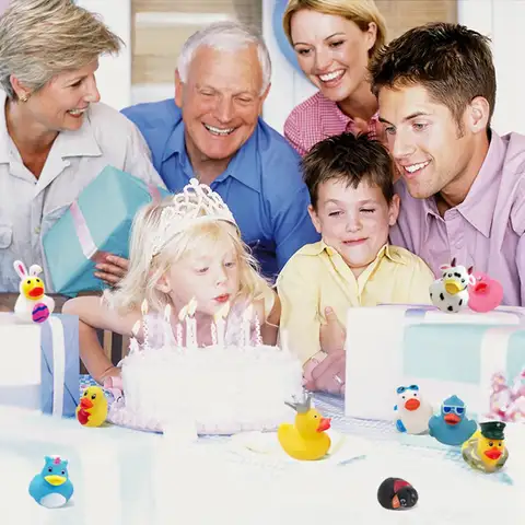 20/40 रबर डक जीप कार डक बाथ टॉय असॉर्टमेंट बल्क फ्लोटर डक बच्चों के लिए बेबी शॉवर एक्सेसरीज पार्टी फेवर 10 best sales बच्चों के बाथरूम के सामान - №10