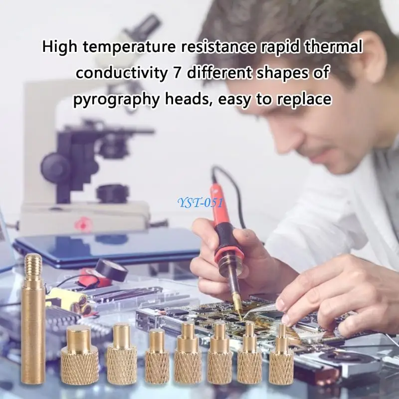 

E15A Precise Soldering Iron Tip for Embedding Thread Inserts in 3D Prints for Various Applications Small Electronics Repairs