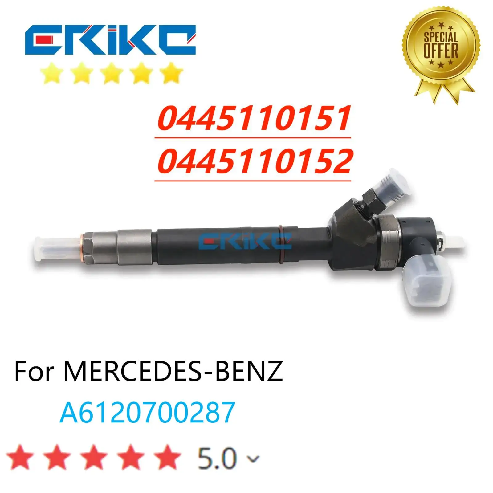 

0445110151 Common Rail Diesel Fuel Injector 0445110152 6120700287 for MERCEDES-BENZ A6120700287