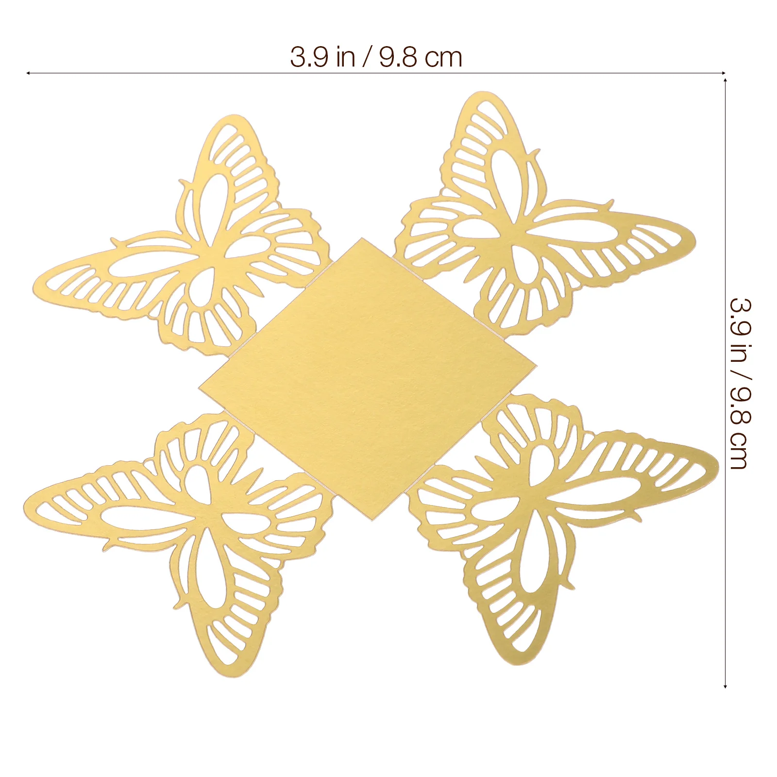 50Pcs Truffle Wrappers Cupcake Liners Chocolate Wrappers Party Wedding Supply Candy Box Chocolate Hollowed Out Paper Box