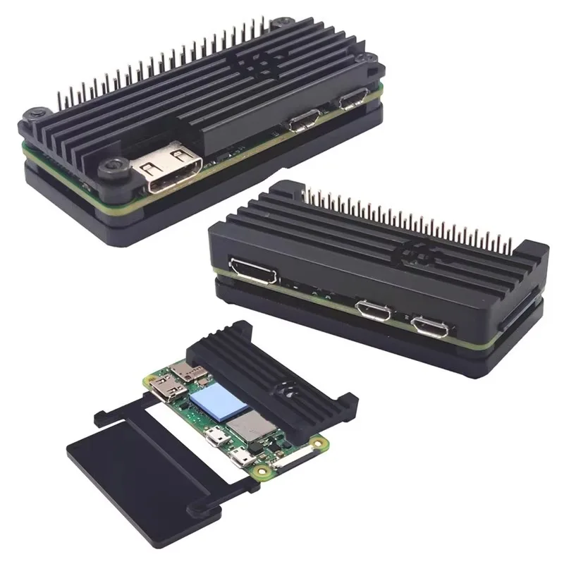 Raspberry Pi Zero WH/2W Universal Aluminum Heat Sink Metal Fixed Shell Passive Heat Dissipation Belt Thermal Tape