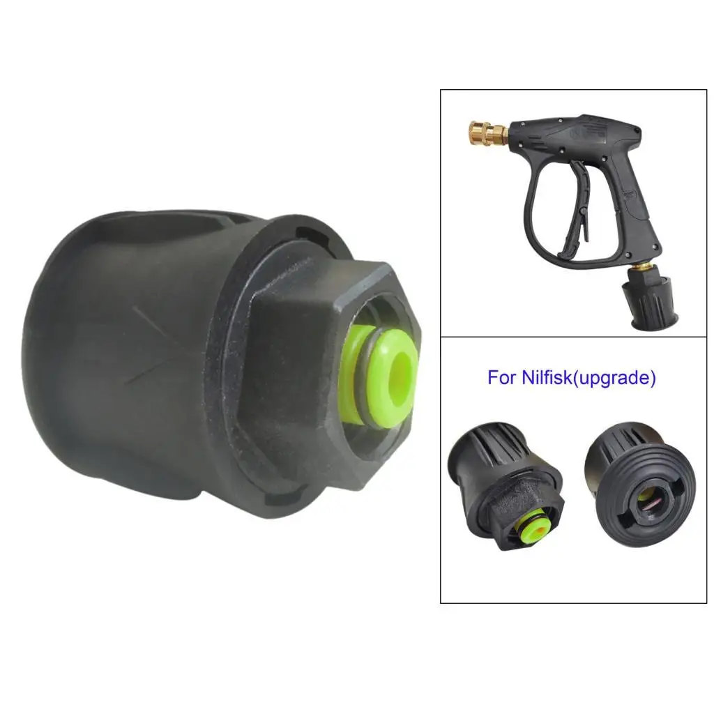 Pressure Washer Electric Hose Quick Connect Adapter Durable Plastic Surface Cleaner Fitting for Nilfisk M22