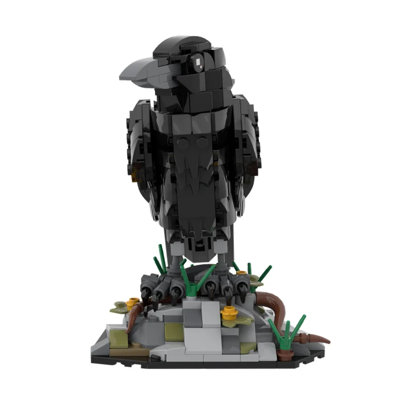 357pcs MOC Raven modulaire bouwstenen DIY vogelmodel creatieve montage leuk educatief speelgoed voor kinderen en verzamelaars