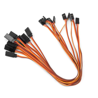 10Pcs 10/15/ 20 / 30 / 50/100cm Servo Extension Lead Wire Cable for RC Futaba JR Male To Female Plug Servo Extension Lead Wire