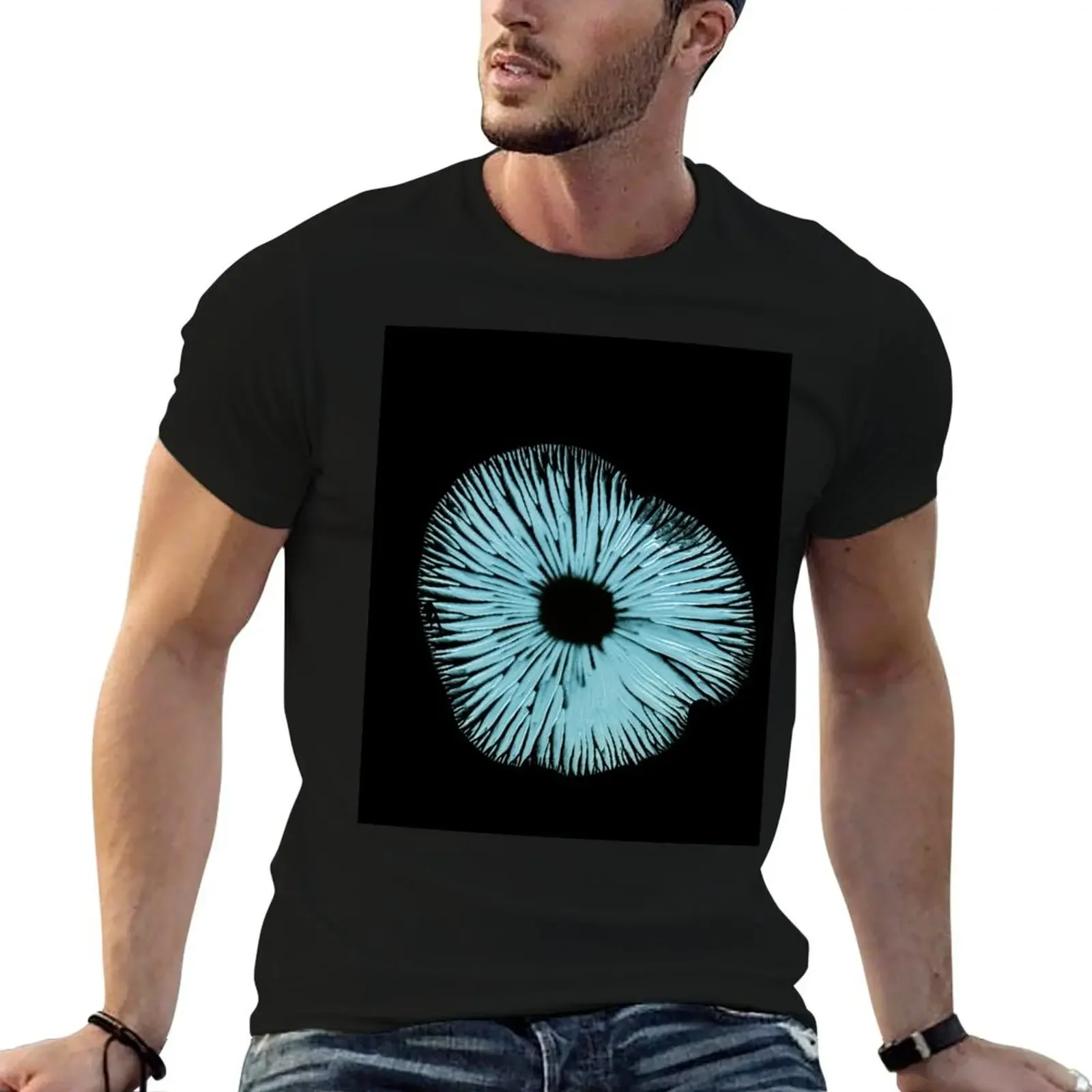 Fungi Spore Print - Inverted T-Shirt Aesthetic clothing vintage clothes customs design your own mens designer t shirt