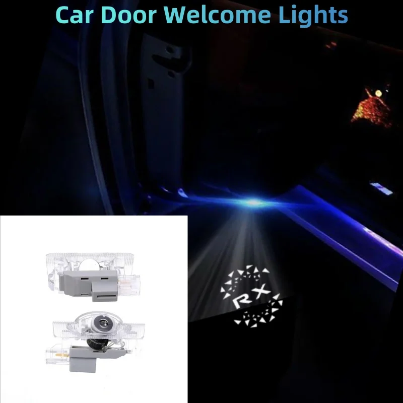 

2pcs Car Door Welcome Light Logo Projector Lamp For Lexus ES350 GX460 GX470 LS400 LS430 LS460 LS600h LX450 LX470 Car Accessories