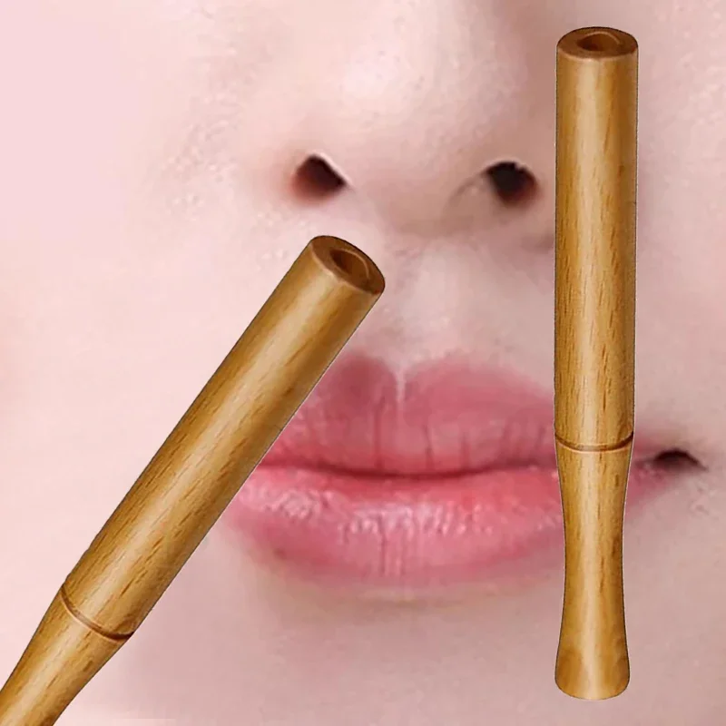 Aromatherapy Inhaler For Essential Oils Quit Smoking Inhaler Stick Wooden Personal Diffuser For Essential Oils With Fiber Rods