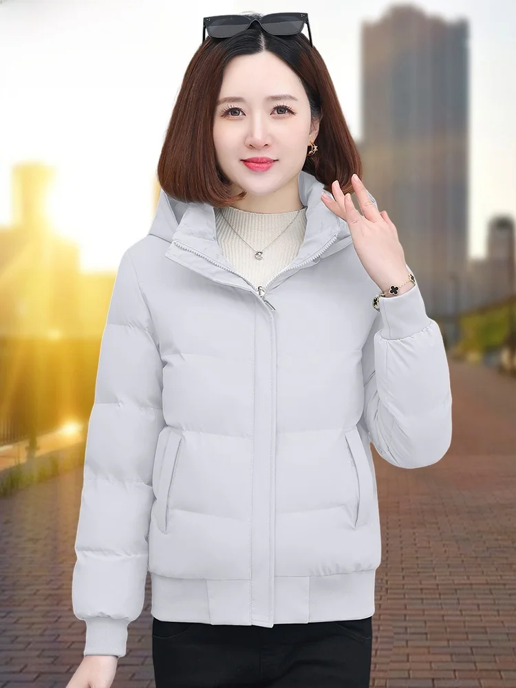 เสื้อโค้ท TUCANO แบบสองด้านสำหรับผู้หญิง ผ้าฝ้ายผสมขนเป็ด แฟชั่นเกาหลี ทรงสลิม ซิปยาว