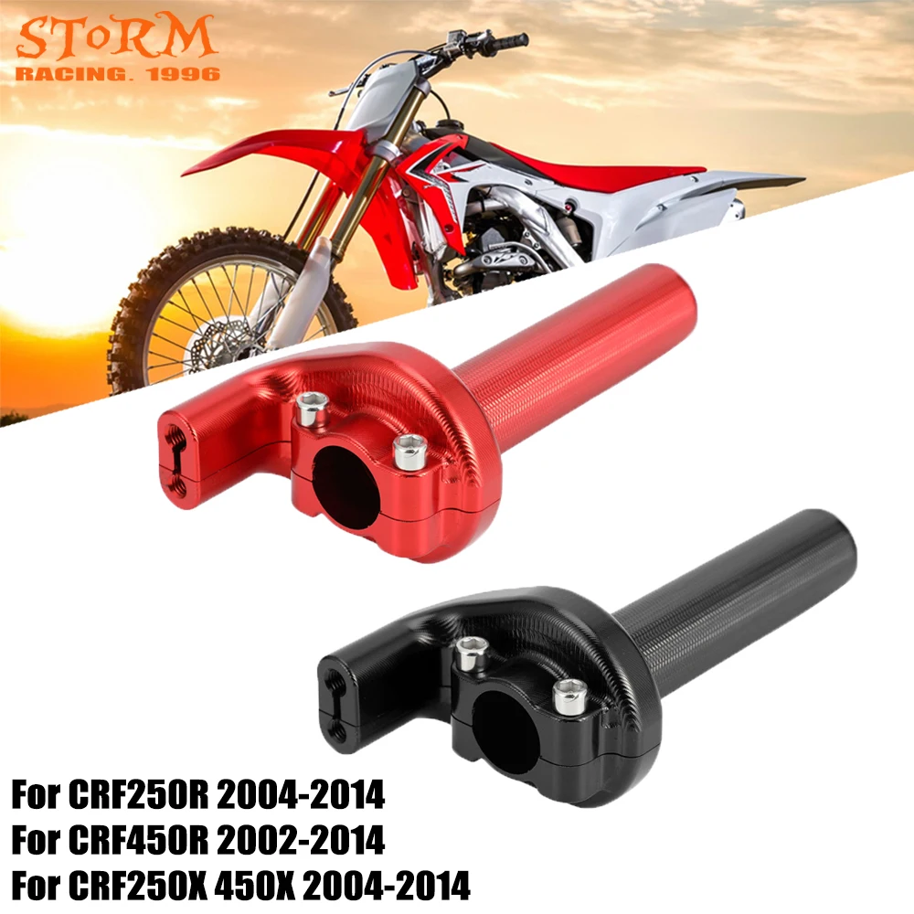 Uchwyty przepustnicy z aluminium CNC do motocykli HONDA CRF250R CRF450R CRF250X CRF450X CRF 250R 450R 250X 450X 2004 2014