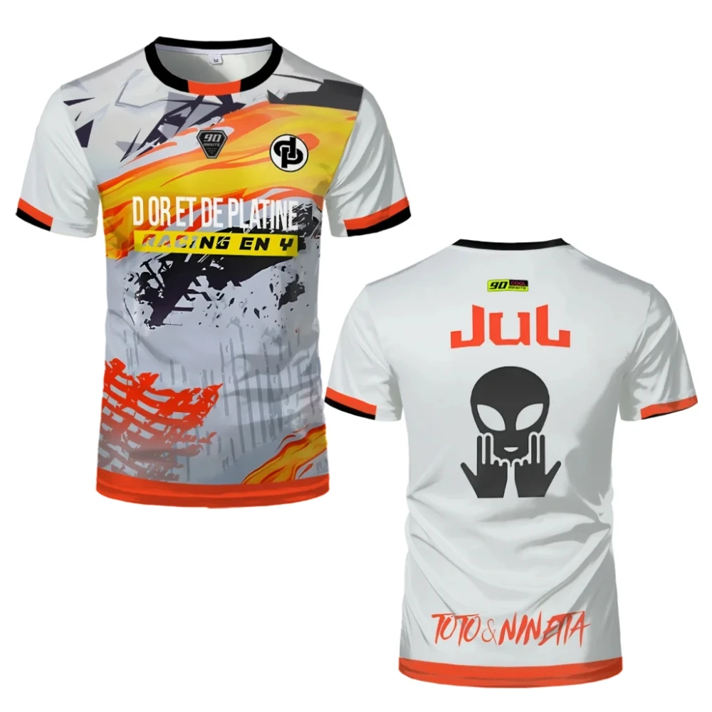 Summer Men's T-Shirt Maillot 90 Minute Toto & Ninetta Funny 3D Print Tee Casual O-neck Short Sleeve Tops Fashion Sports Clothing - Image 2