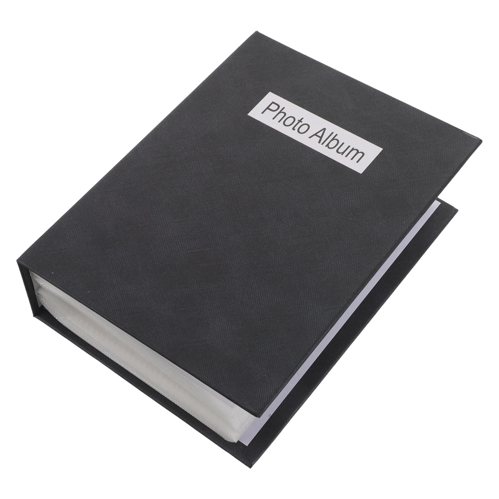 Photo Binder Book For Holiday Photo Album Family 100-Slot Vertical Scrapbook Clear Sleeves Postcards Pictures Memory
