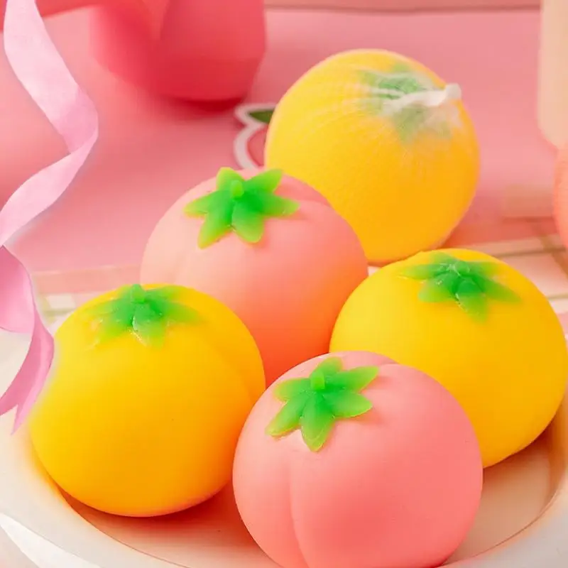 Creative Peach Shaped Soft Slow Rebound Squeeze Toys Perfect For Stress Relief Relaxation For All Ages Home Work