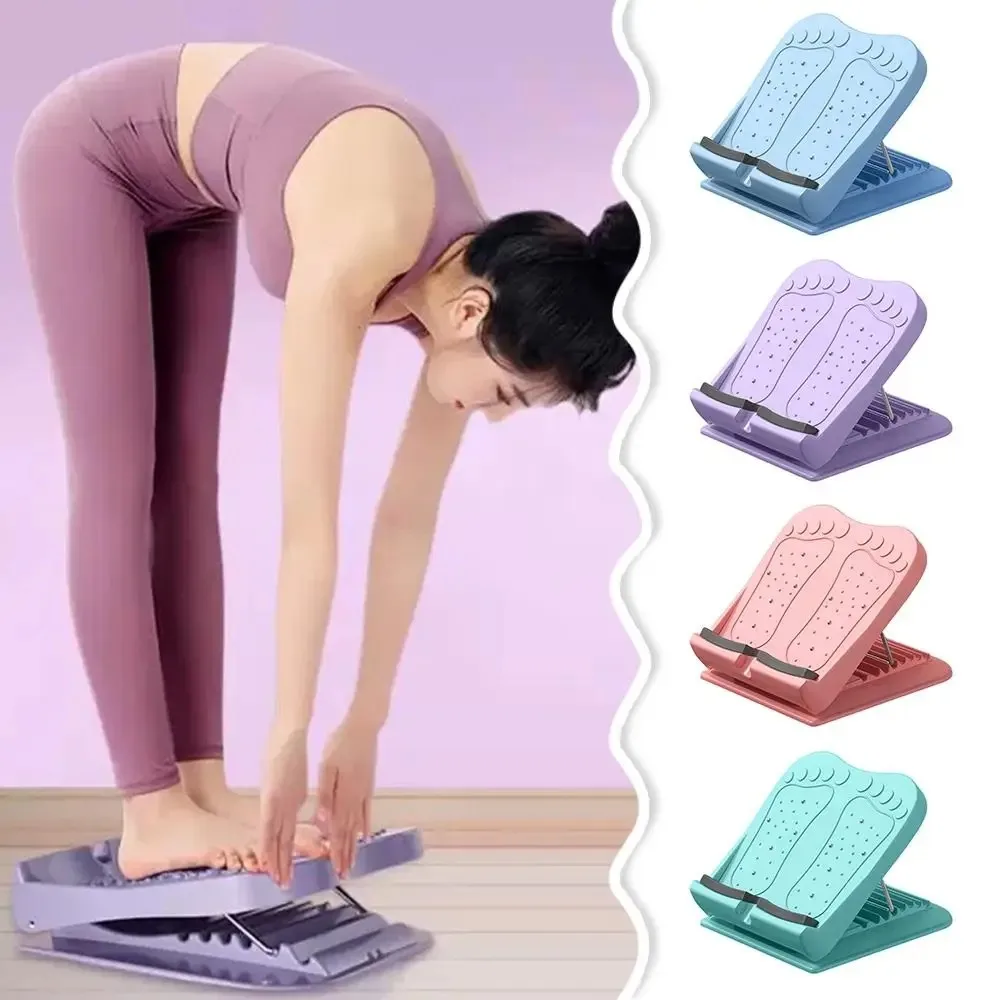 Adjustable Straight Leg Incline Board Leg Shaping Stretching Calf Massage Magnet Stretching Board Sports Calf Stretching Board