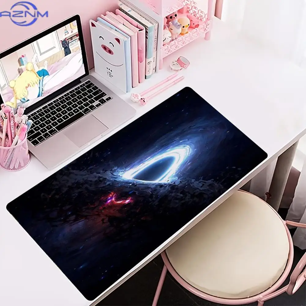 Universe Galaxy Nebula Space Mouse Pad Non-slip Thickened MousePad Large Writing Lockedge Gaming Cushion Office Student