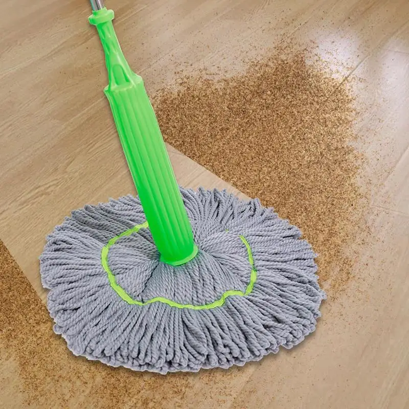 2 In 1 Dehydrated Twisting Mop Household Floor Wet And Dry Cleaning Mop For Kitchen Bathroom Hardwood Restaurant