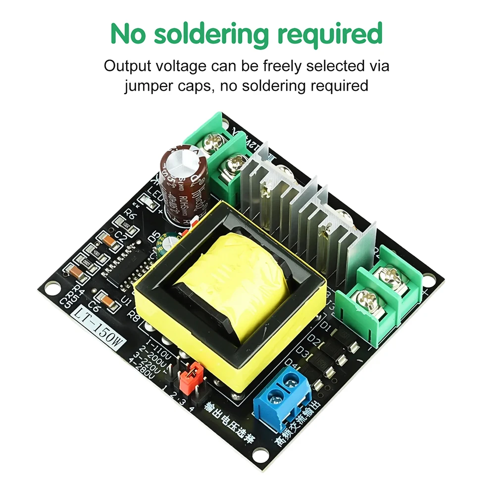 DC-AC 150W Boost Inverter Step Down Buck Converter DC 12V To AC 110V 220V Power Module LCD TV DVD LED Driver Boost Transformer view 4