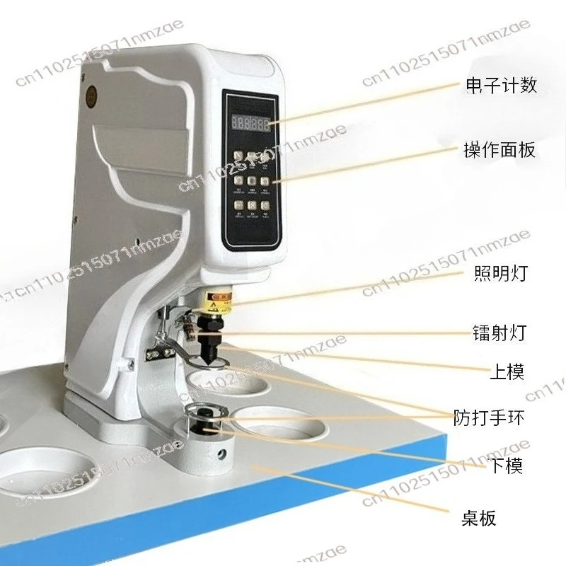 Snap Fastener Machine 818, Automatic & Semi-Auto Electric, Eyelet Button Machine