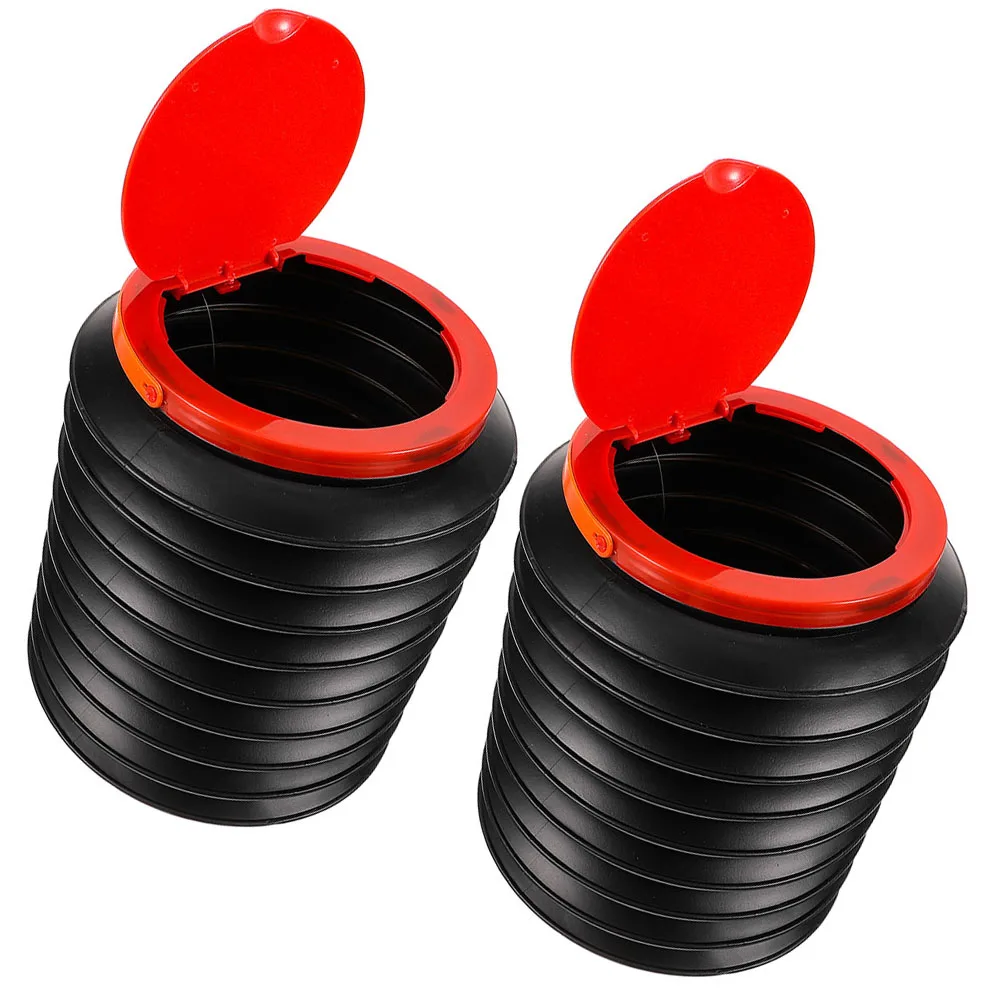 

2pcs Folding Trash Can 4L Collapsible Outdoor Bin Storage Bags Portable Camping BBQ Picnic Beach Car Garbage Toy Foldable Easy