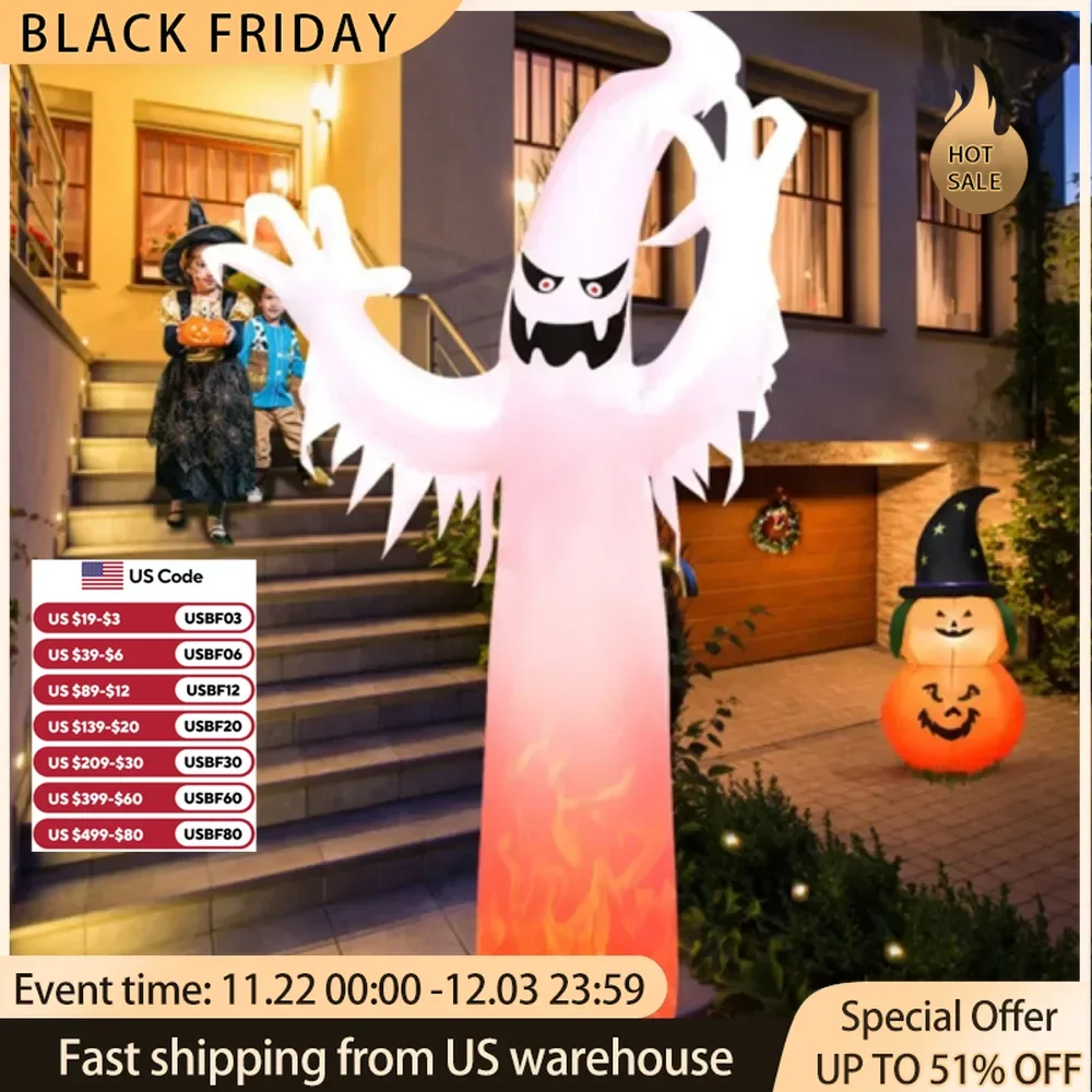 12 Feet Halloween Inflatable Decoration with Built