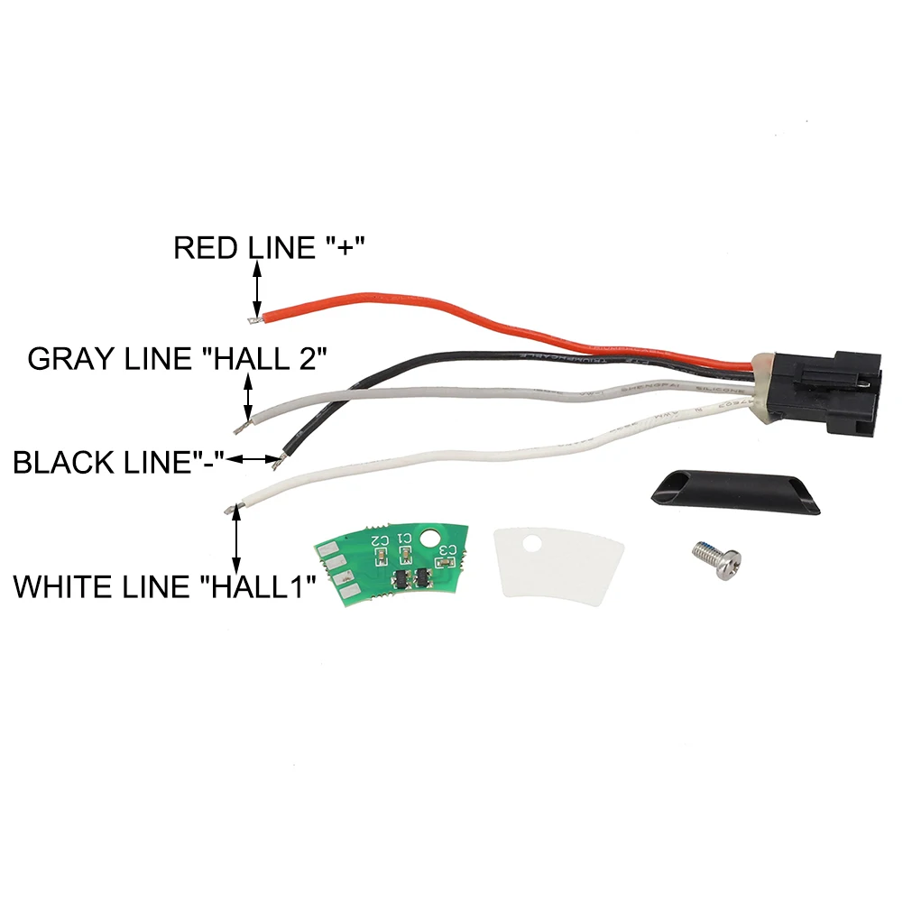 

2PCS Hall Cable for For BAFANG MidMotor PAS Sensor Board Compatible with For BBS01 BBS02 BBS02B HD Motor 250W 1000W E Bike Parts