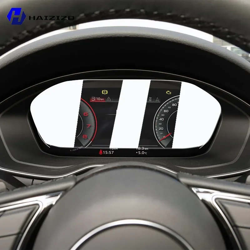 For Audi A5 2021-2024 Car speedometer LCD screen protective film anti fingerprint tempered glass accessories anti scratch refit
