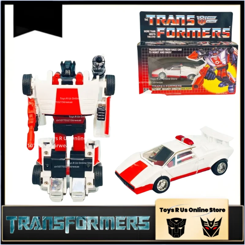 

In Stock Transformers Series G1 84-86 KO Red Alert Model Deformation Robot Collection Action Figure Toy Gift Hobby Collection