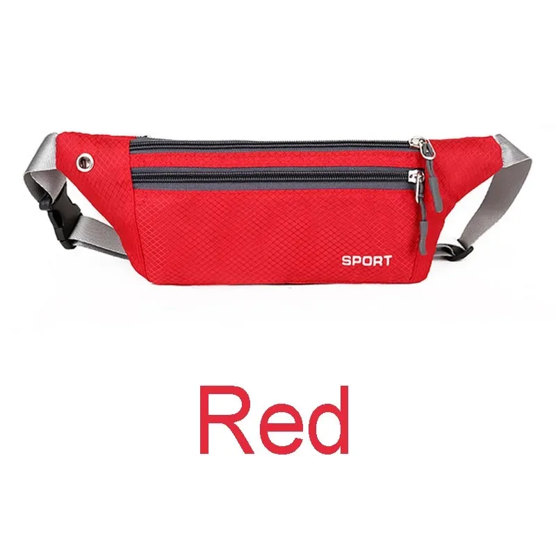 Sport Waist Pack para homens e mulheres, Crossbody Wallet, Travel Belt, Running Bag, Fashion