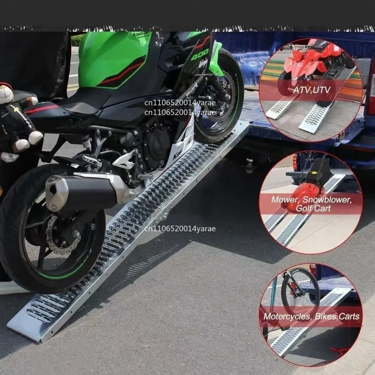 

Non-slip Steps Barrier-free Artifact Loading Uphill Motorcycle Ramp Thickened Boarding Ramp Wheelchair Stairs