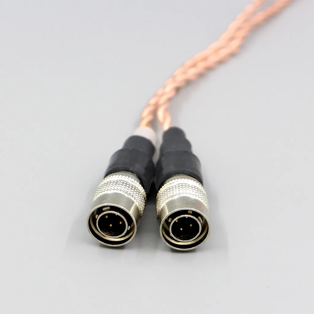 Litz-auriculares hifi-ofc de 4 núcleos, 1,7mm, Cable trenzado para altavoces Mr, Alpha Dog, Ether C, Flow, Mad Dog, AEON, LN008077