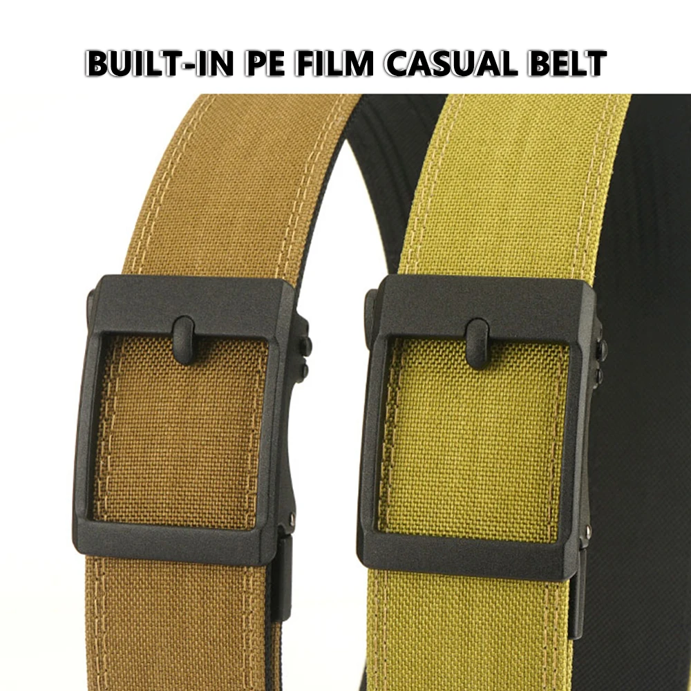 TUSHI 4,3 cm Militärische Taktische Gürtel für Männer Metall Automatische Schnalle Dicke Nylon Outdoor Jagd IPSC Gun Gürtel Casual Gürtel männlichen – Detail 6