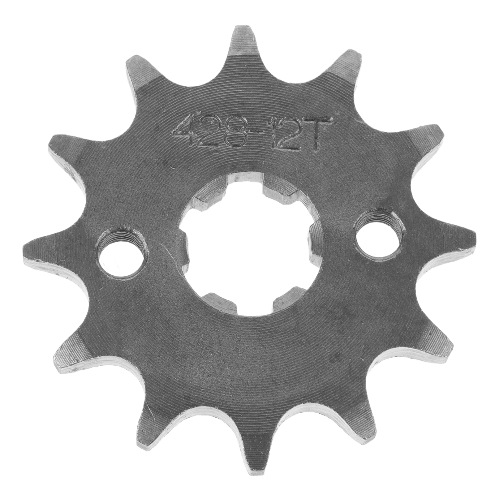 

Engine Chain Gears 428-17mm-12Teeth Durable Iron Precision Design Reduced Friction Stable Transmission Motorcycle ATV Sprockets