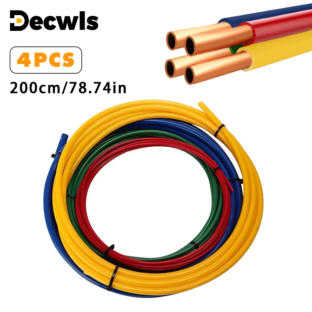 Air Conditioning Copper Pipe 2M Protection Strip Pe Plastic 1/4