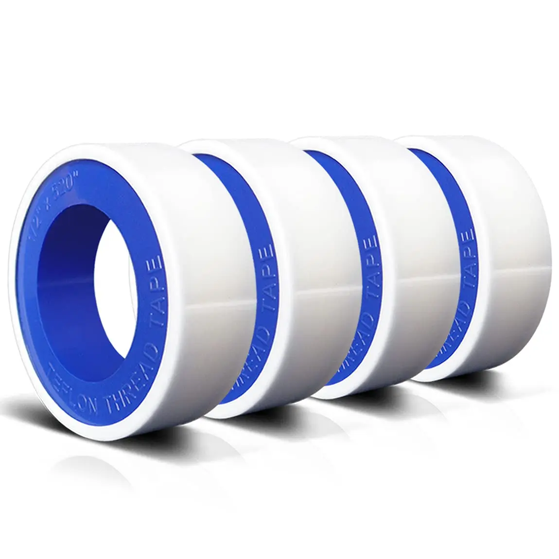 YITAPE 3/6 Rouleaux de ruban d'étanchéité PTFE blanc 1cm*13M, ruban de plombier étanche pour l'étanchéité des tuyaux de douche, scellant anti-fuite
