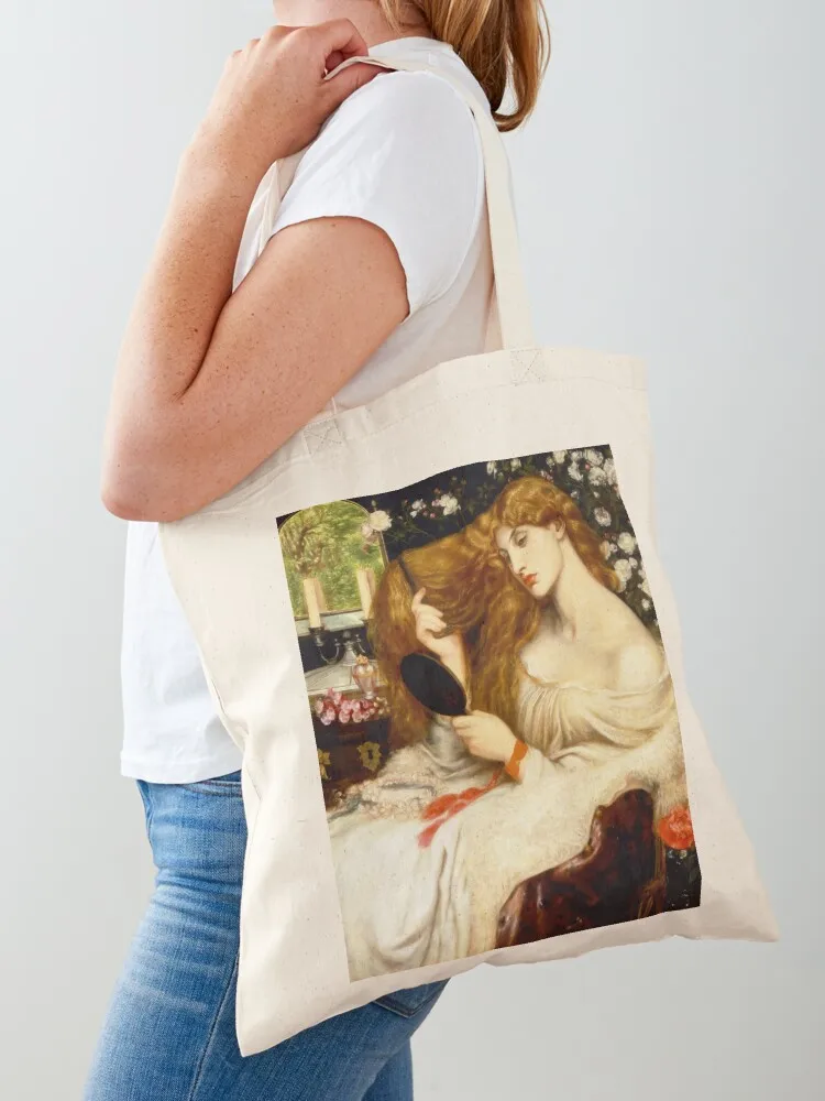 

Dante Gabriel Rossetti Lady Lilith Tote Bag woman shopping bag shoping bag shopper bags for women for beach