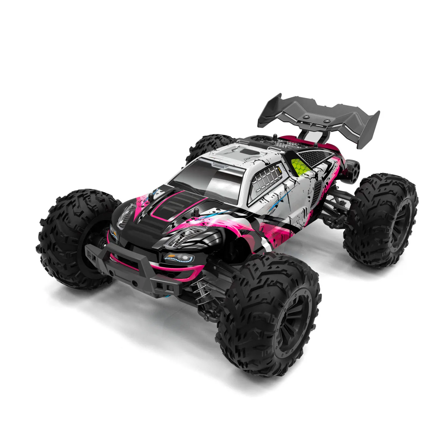 1/16 RC Off Road Auto Q117 2.4G 4WD Afstandsbediening 70 km/u Borstelloze Motor ESC Hefwiel RTR Hoge Snelheid Voertuig voor Volwassenen