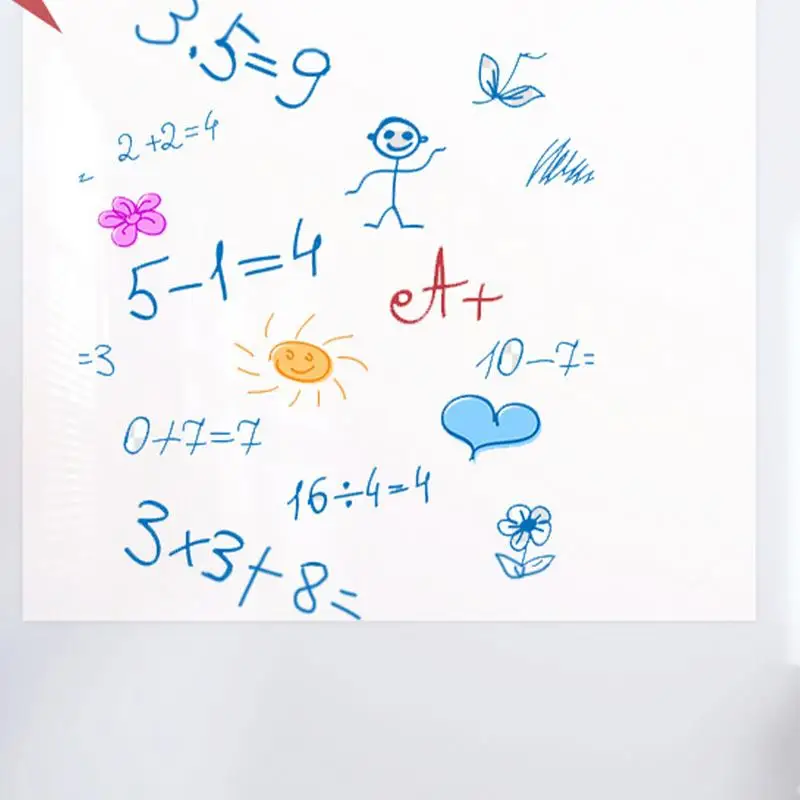 Imagem -03 - Eletrostático Whiteboard Wall Stickers Removível Infantils Household Writing Board Não Machuca a Pintura da Parede Prancheta