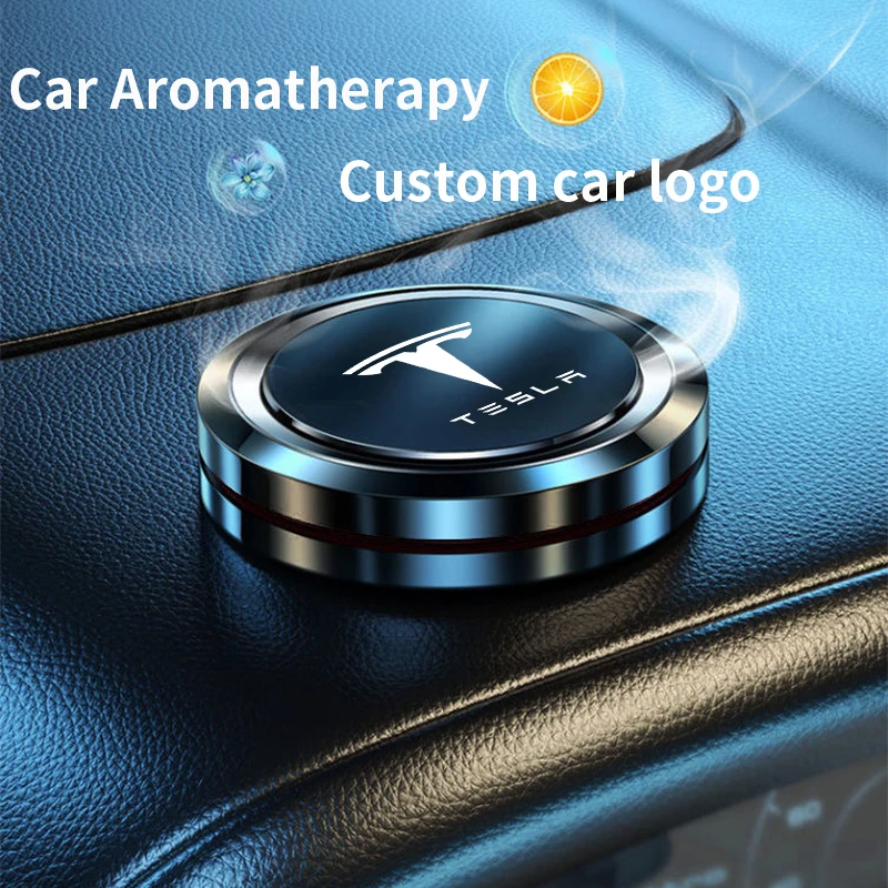 For Tesla Model 3 Model S Model X Model Y Roadster Car Air Freshener Perfume Aromatherapy Lasting Deodorant Interior Accessories