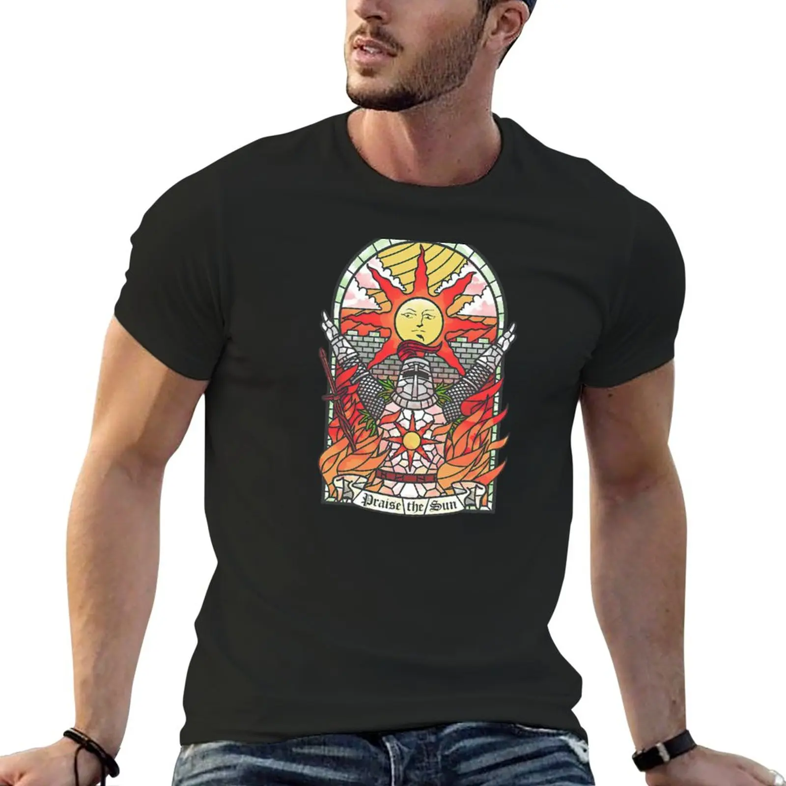 

New Dark Soul Praise The Sun T-Shirt essential t shirt hippie clothes quick drying mens vintage t shirts