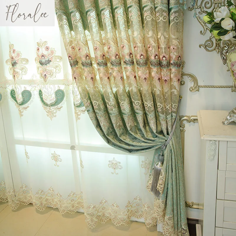 Morden Curtains for Living Room Luxury Blackout Curtains Blackout Curtains for The Bedroom Window Curtain Custom Size Tulle
