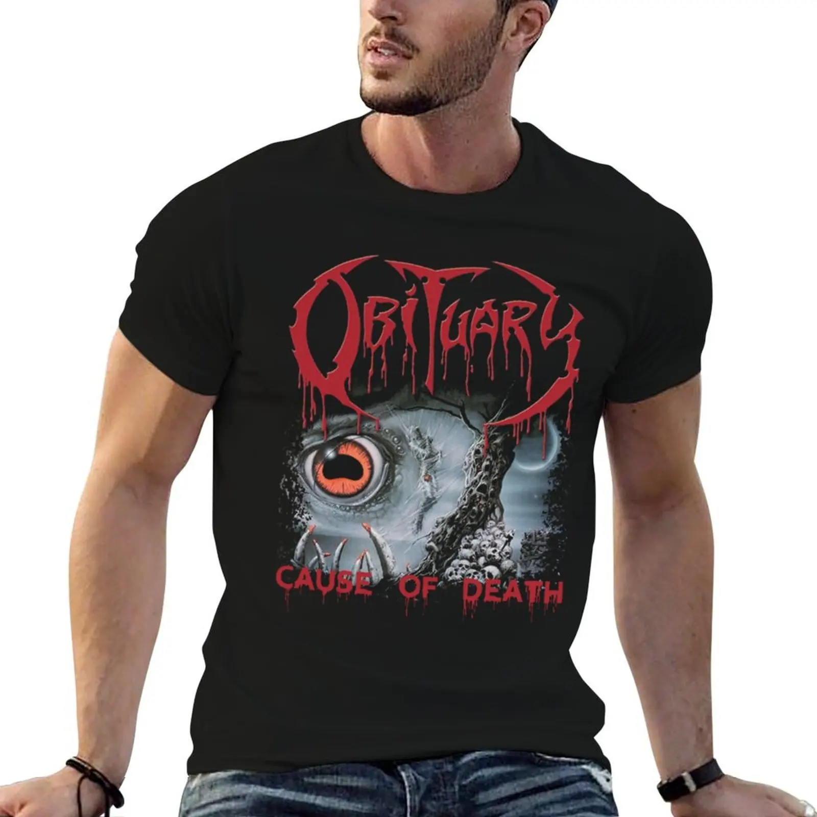 

Viral Obituary Cause Of Death T-Shirt funny t shirts dark humor t shirts for man graphic tees T-Shirt