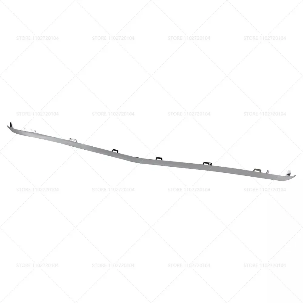 for 2015-2018 W205 Mercedes Benz C300 Front Bumper Lip Trim Chrome Spoiler Splitters Diffuser 2058853123